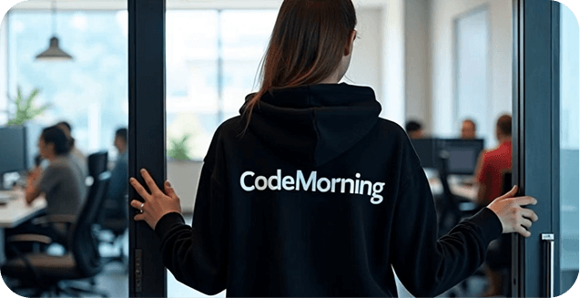 CodeMorning Team at work