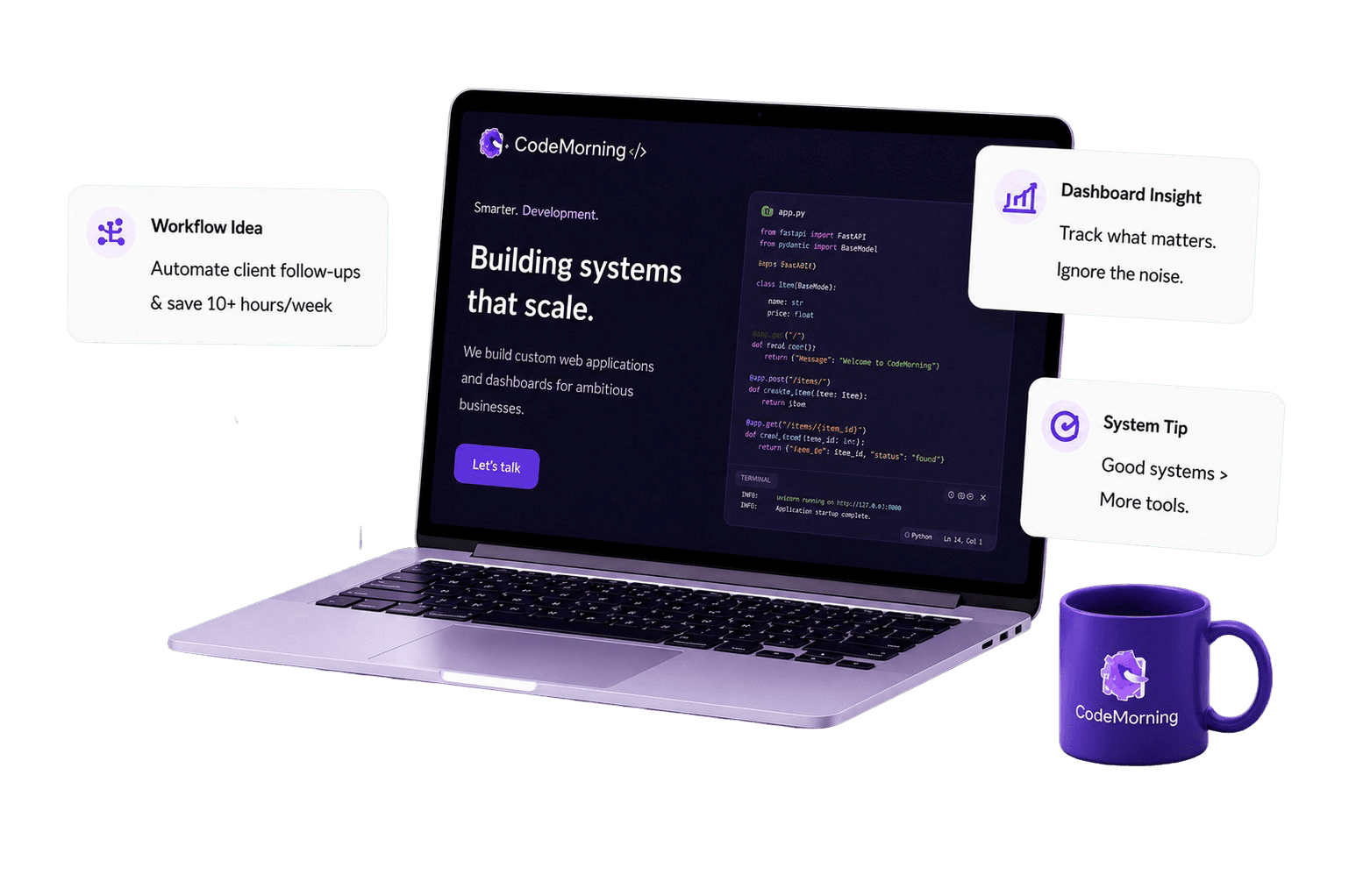 CodeMorning Digital Systems and Dashboards